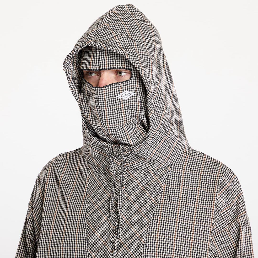 ジャケット・アウター UMBRO SLAM JAM Masked Hood Plaid Shirt M
