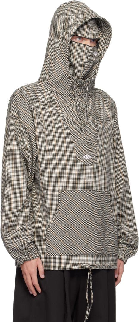 ジャケット・アウター UMBRO SLAM JAM Masked Hood Plaid Shirt M