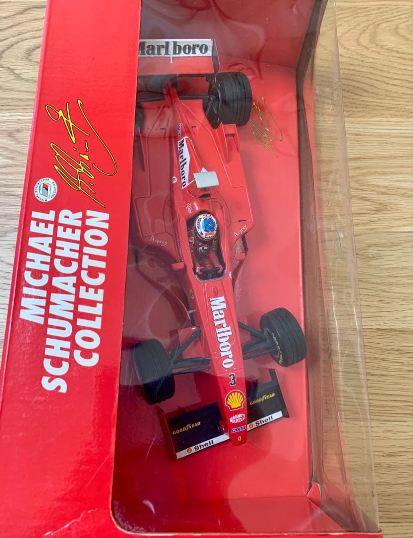 ミニチャンプス F1 フェラーリ M.シューマッハ 1/18 マルボロ ロゴ仕様