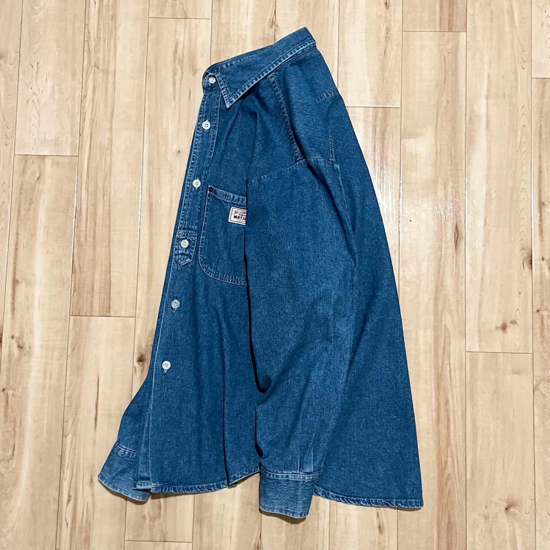 激レア！1990’s OLD STUSSY “WORK GEAR”デニムシャツ