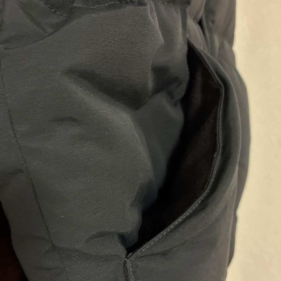 ヒューストン　HOUSTON ダウンベストブラック　黒　M 美品　羊革