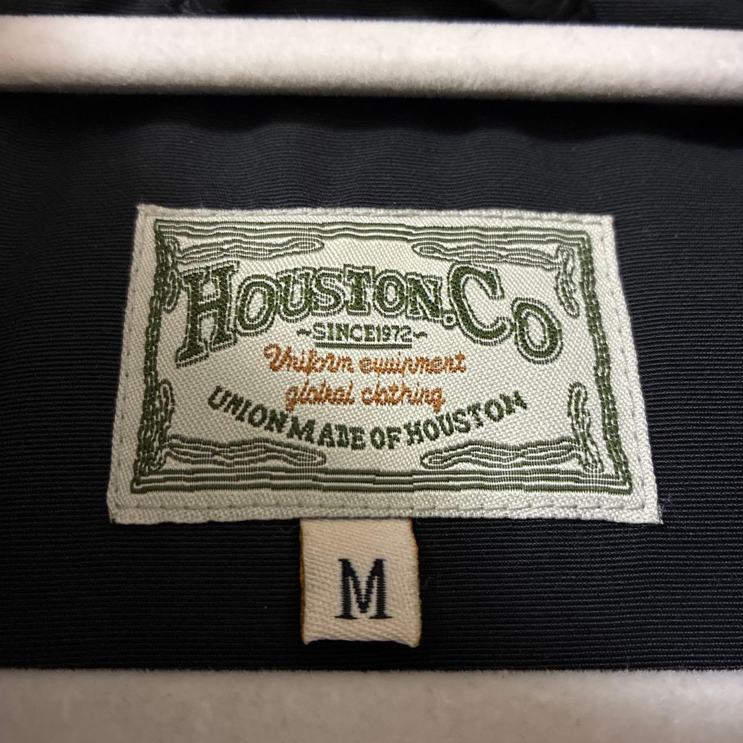 ヒューストン　HOUSTON ダウンベストブラック　黒　M 美品　羊革