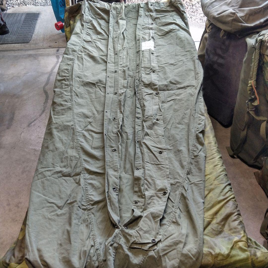 米軍 アメリカ軍 実物 M-1945 スリーピングバッグ 寝袋 カバー 程度良