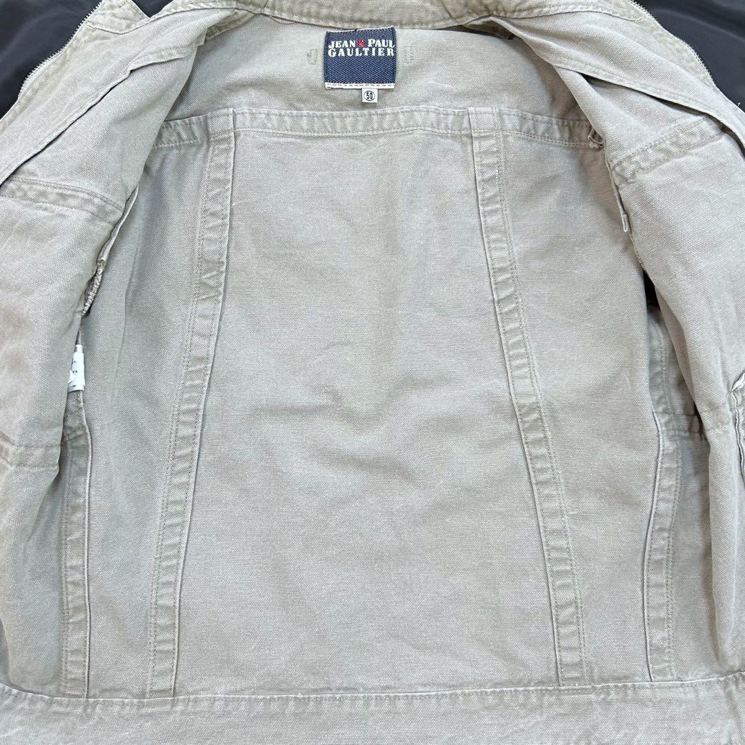 Jean Paul Gaultier ゴルチエ デニムジャケット ノーカラー