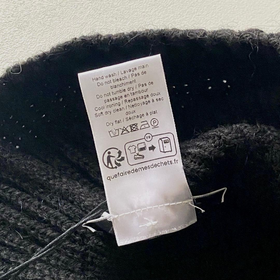 【新品】lemaire hood バラクラバ　ニット　フード　黒　Sサイズ