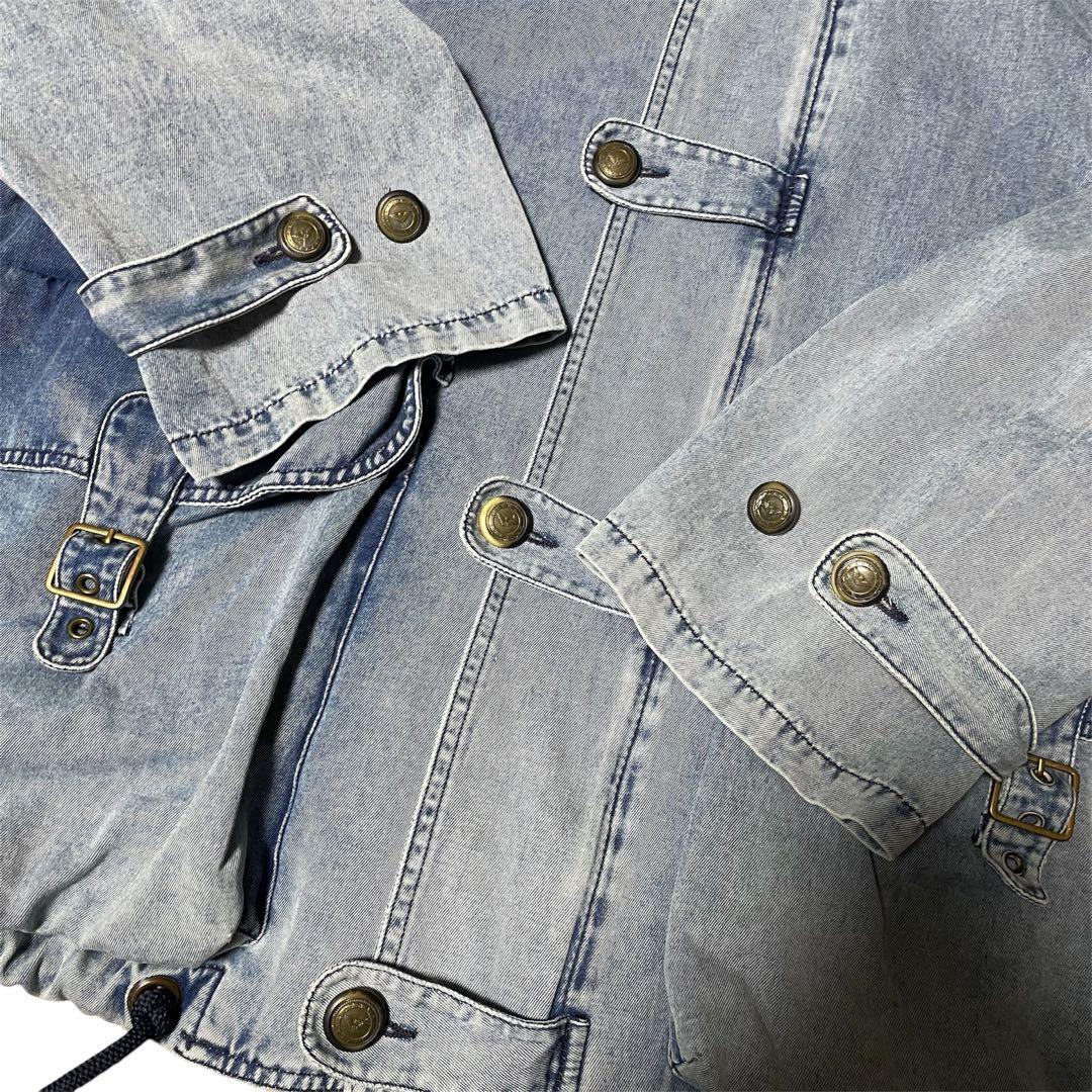 80s 90s ARMANI JEANS デニム ボンバージャケット アルマーニ