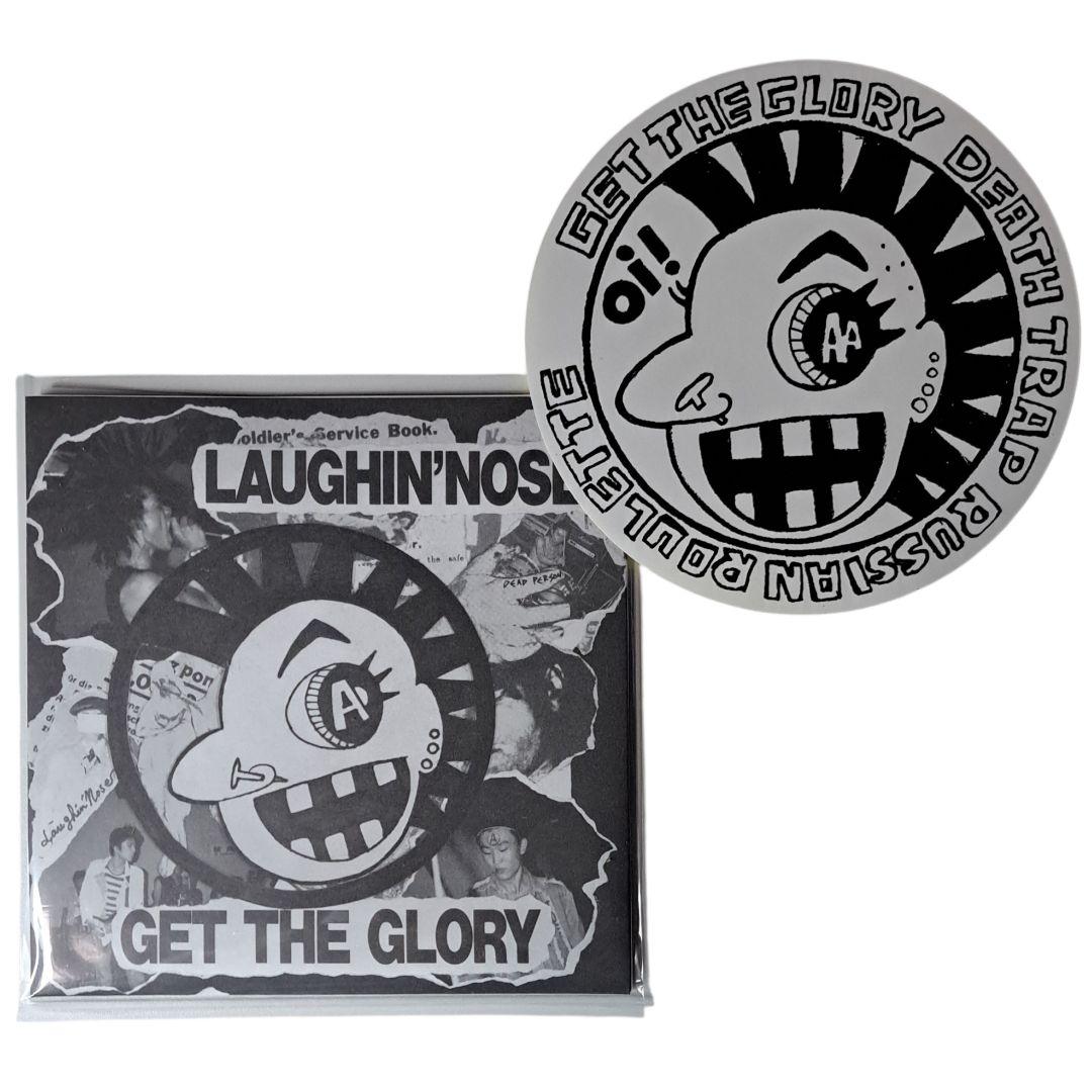 ステッカー付き　Laughin' Nose　Get The Glory　レコード