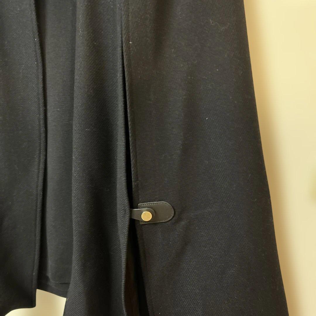 ZARA ブラック ポンチョコート　ケープコート