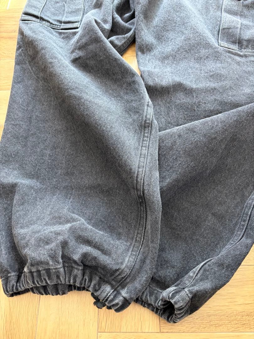 試着のみ　25ss COMOLI コモリ　ブラックドリル6Pパンツ　size1