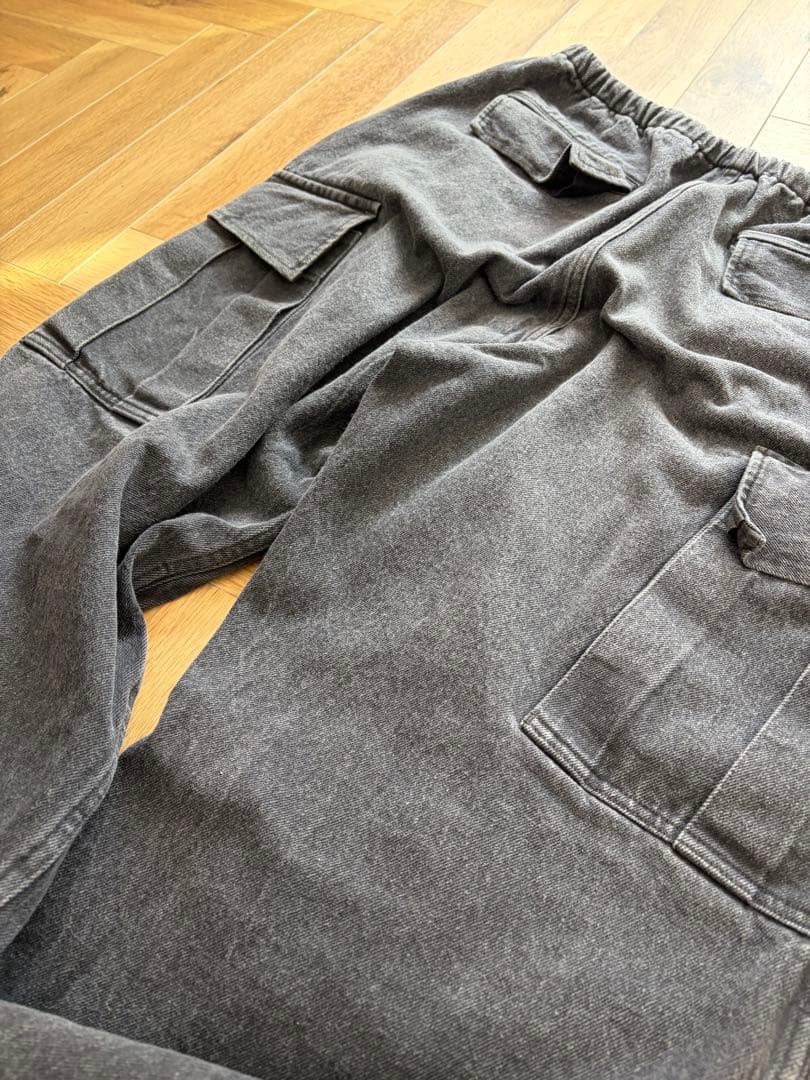 試着のみ　25ss COMOLI コモリ　ブラックドリル6Pパンツ　size1