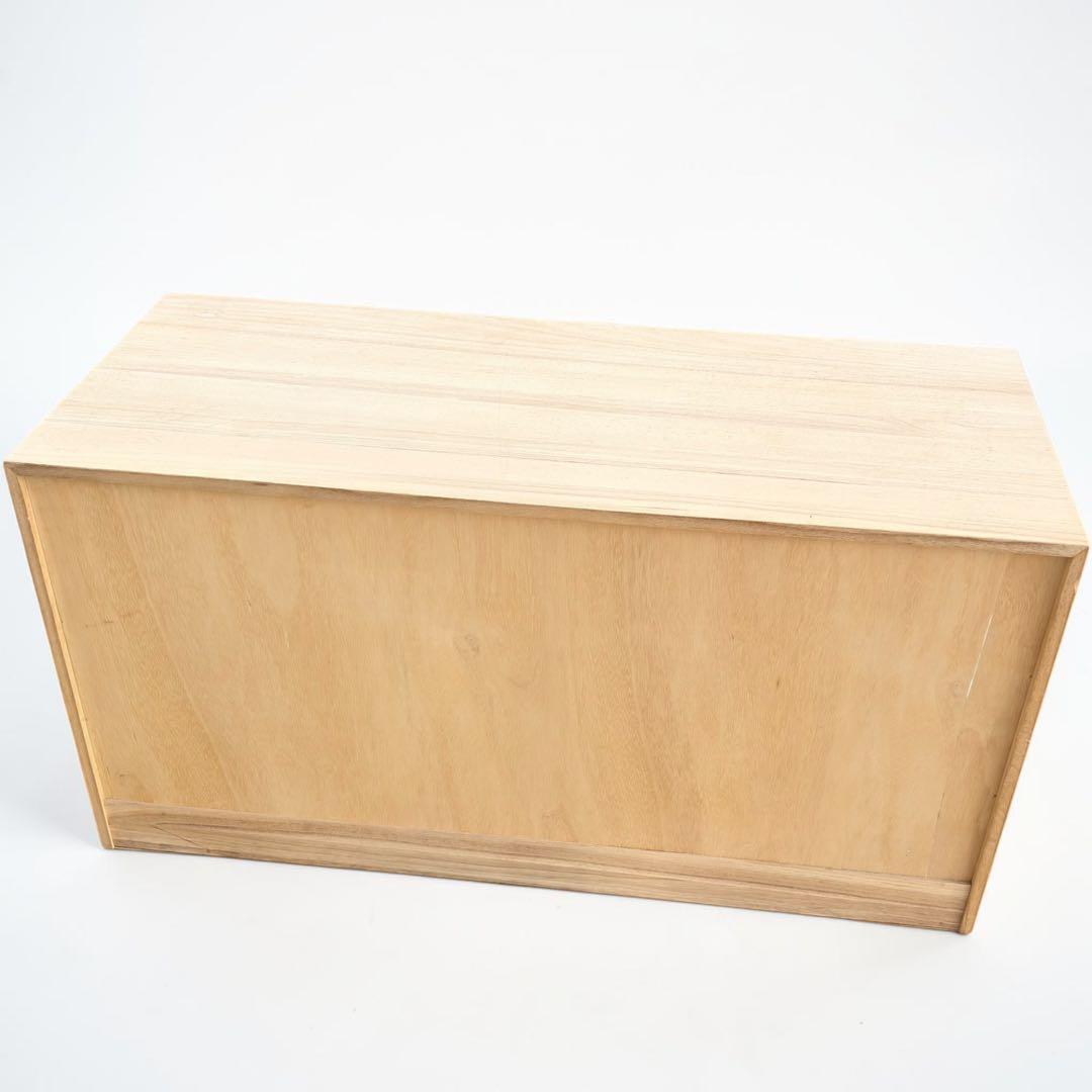 【美品】桐箪笥 3段 菊紋金具 和タンス 着物収納 ローチェスト