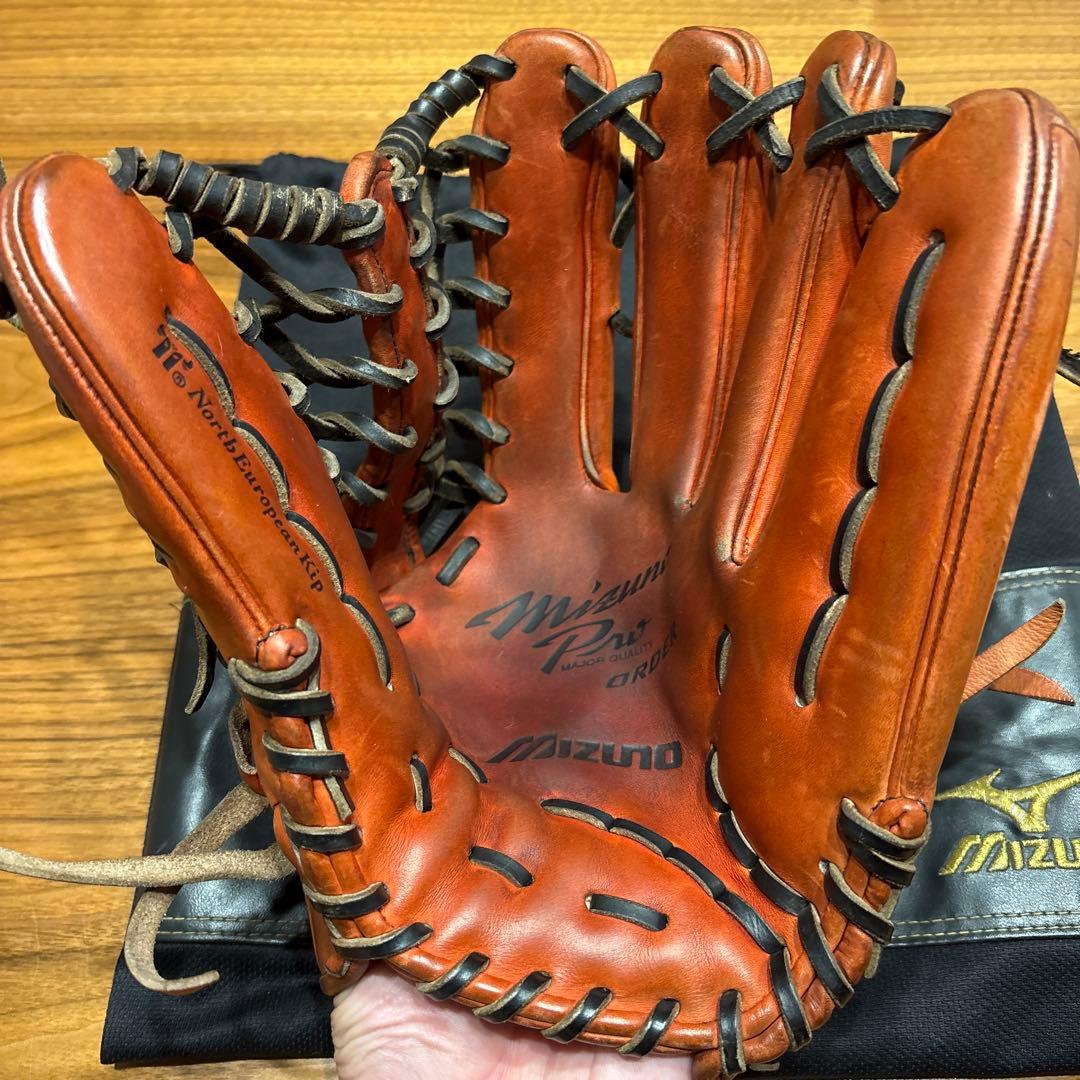 ミズノプロ イチローモデル 型抜群 即戦力 硬式　外野手　グローブ　高校野球対応
