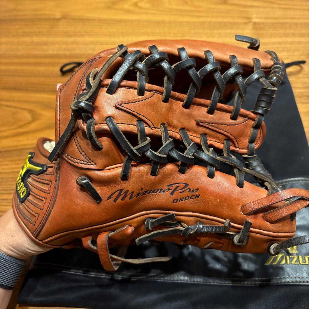 ミズノプロ イチローモデル 型抜群 即戦力 硬式　外野手　グローブ　高校野球対応