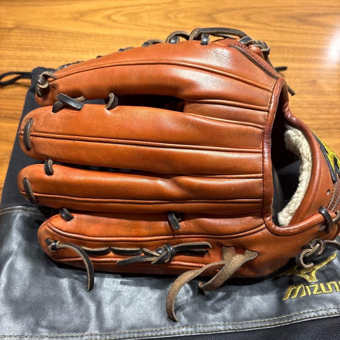 ミズノプロ イチローモデル 型抜群 即戦力 硬式　外野手　グローブ　高校野球対応