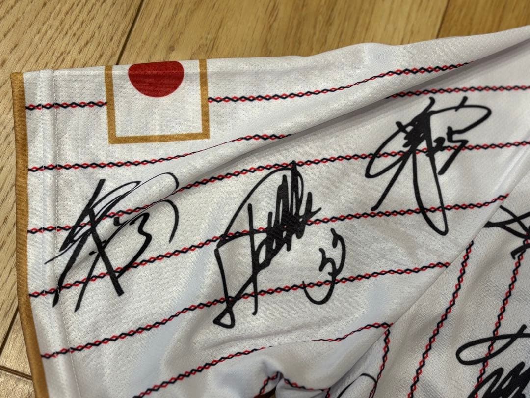 ⭐一点限定セット⭐大谷翔平 WBC日本代表ホームユニフォーム全選手プリントサイン