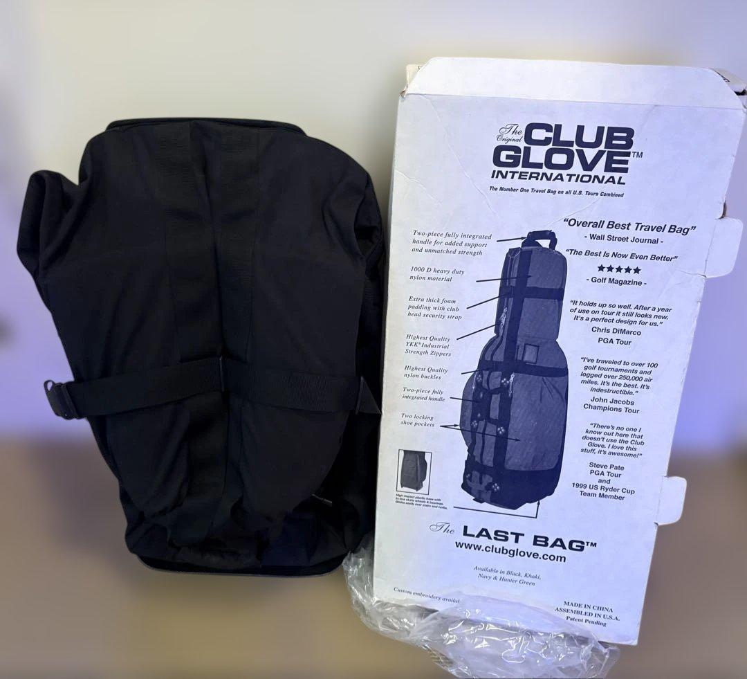CLUB GLOVE INTERNATIONAL ブラック ゴルフバッグ