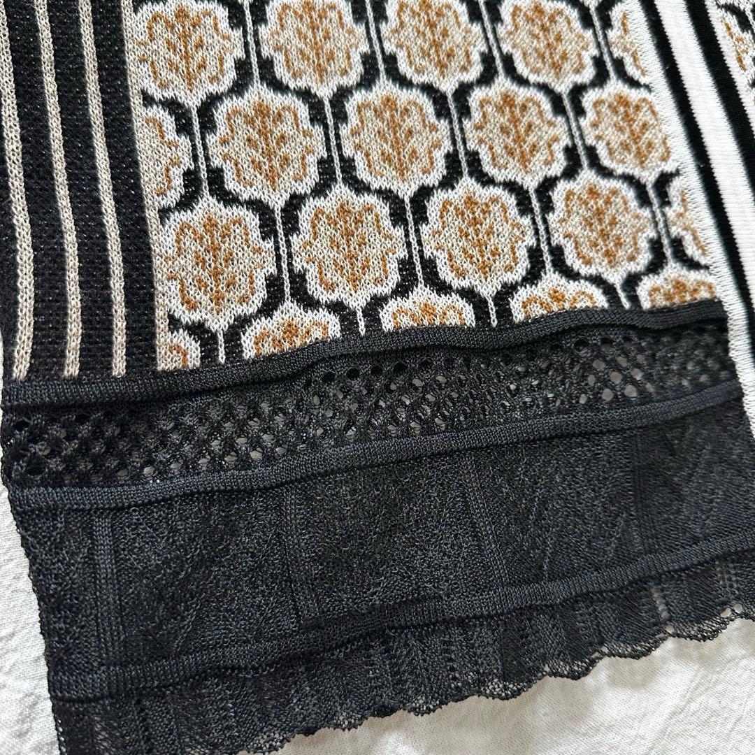 美品✨ PUBLIC TOKYO パネルジャガードキャミビスチェ ブラック