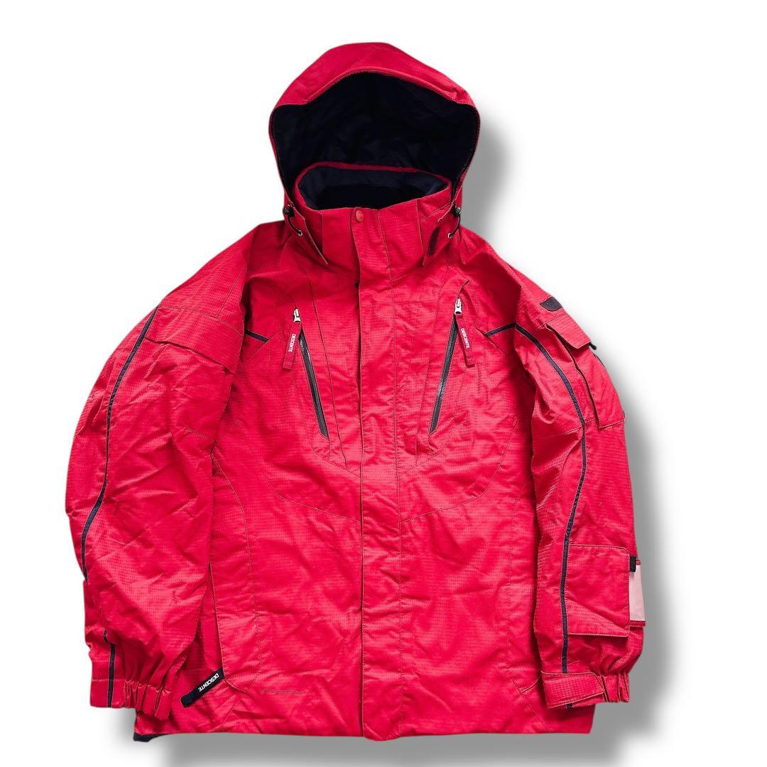 DESCENTE セットアップ スキーウェア ダウンジャケット 止水ジップ L