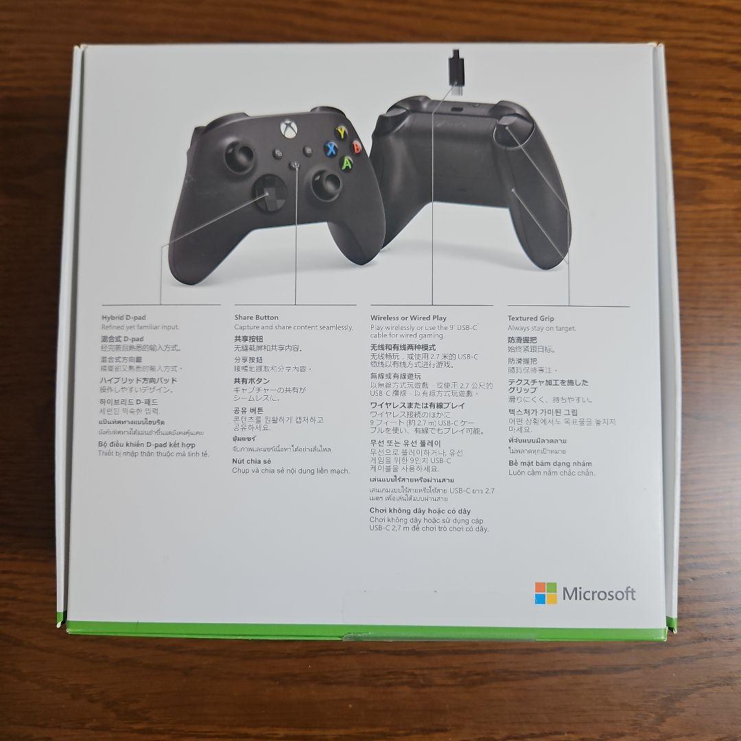 Xbox ワイヤレス コントローラー + USB-C ケーブル(未使用品)