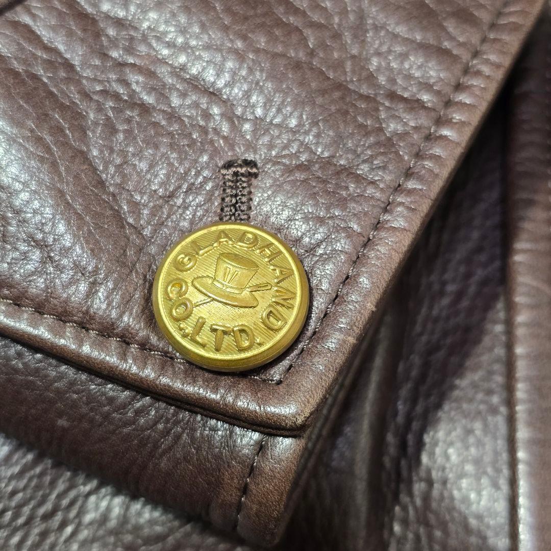 GLADHAND グラッドハンド レザー カーコート ジャケット 牛革 XL