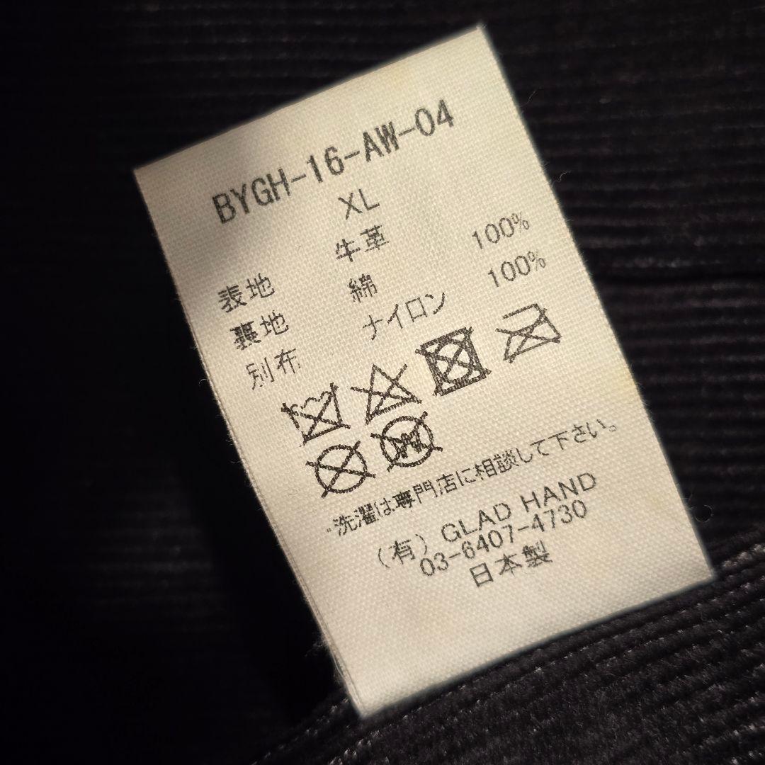 GLADHAND グラッドハンド レザー カーコート ジャケット 牛革 XL