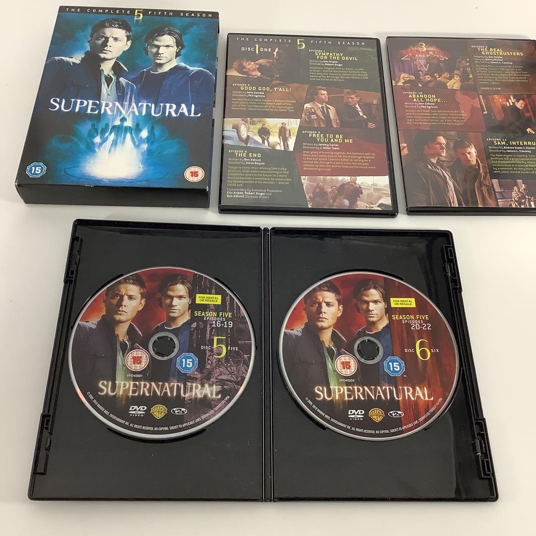 海外版DVD　スーパーナチュラル 第5シーズン　　　　　　　　　　3FDS