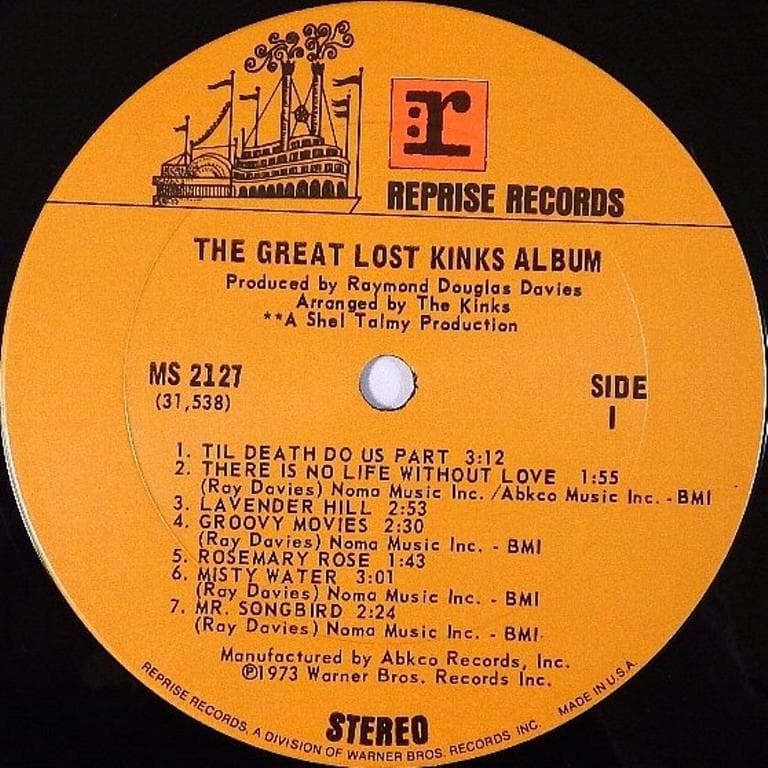 超レア The Great Lost Kinks Album 極美品 USオリジ