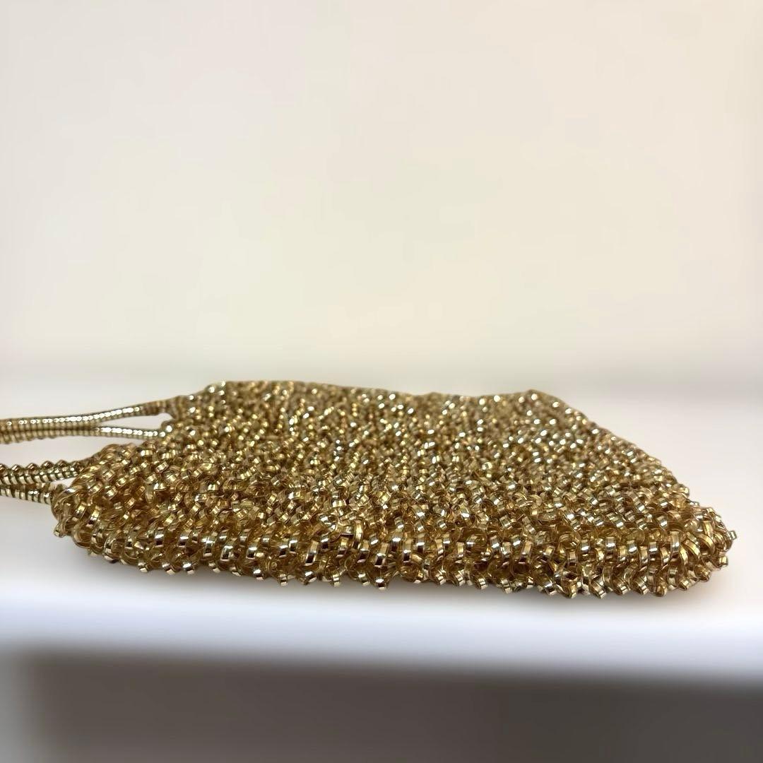 ANTEPRIMA アンテプリマ ワイヤーバッグ ゴールド リボン付き｜美品