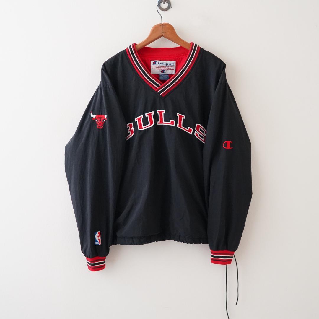 ジャケット・アウター 90s NBA BULLS pullover jacket M 2744