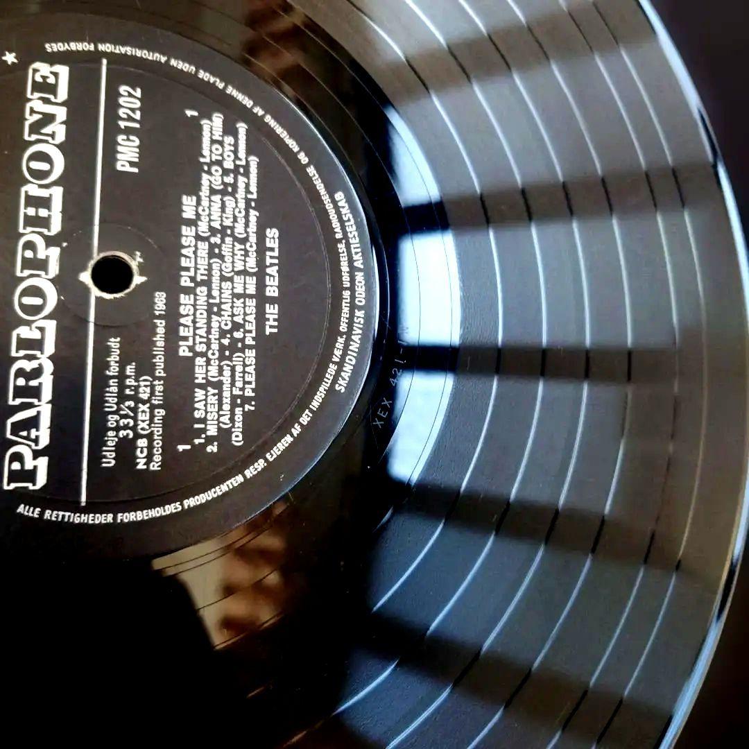 デンマーク盤THE BEATLES PLEASE PLEASE ME完品