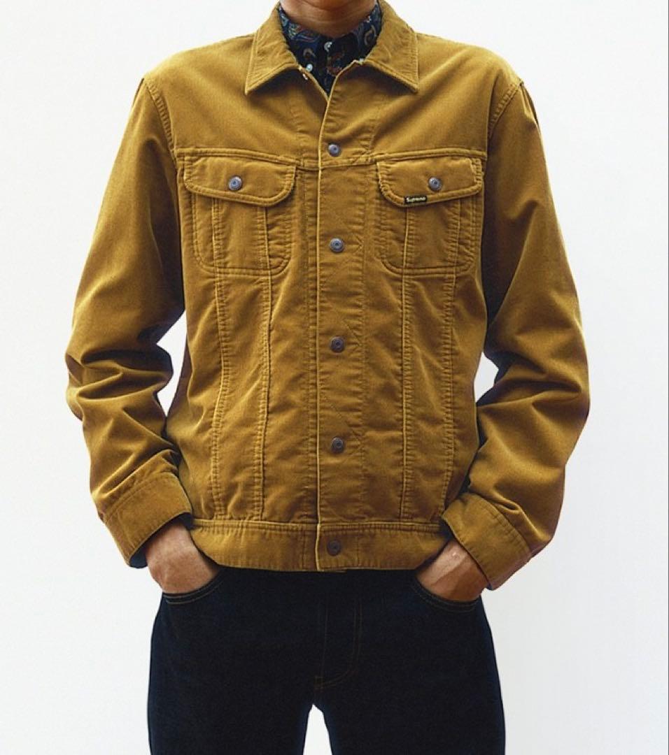 Supreme バーガンディ コーデュロイジャケット S