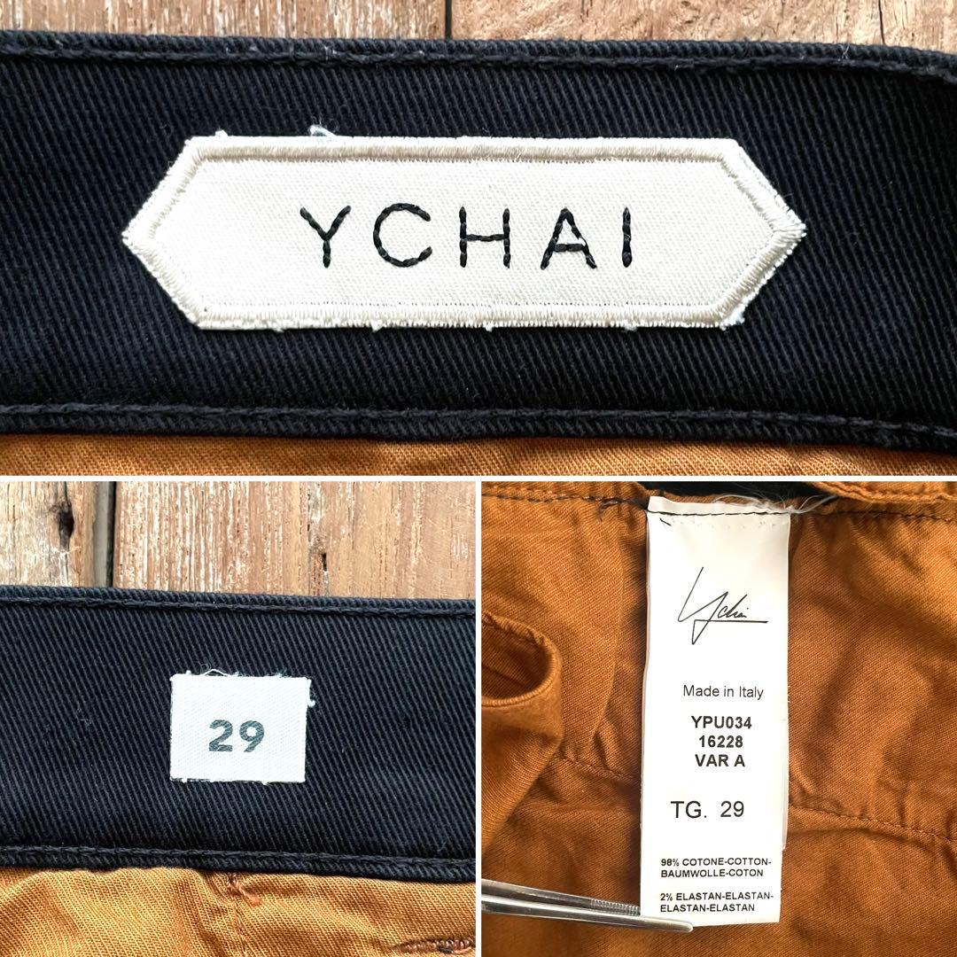 【極美品】YCHAI イカイ テーパード ストレッチ カーゴパンツ 29