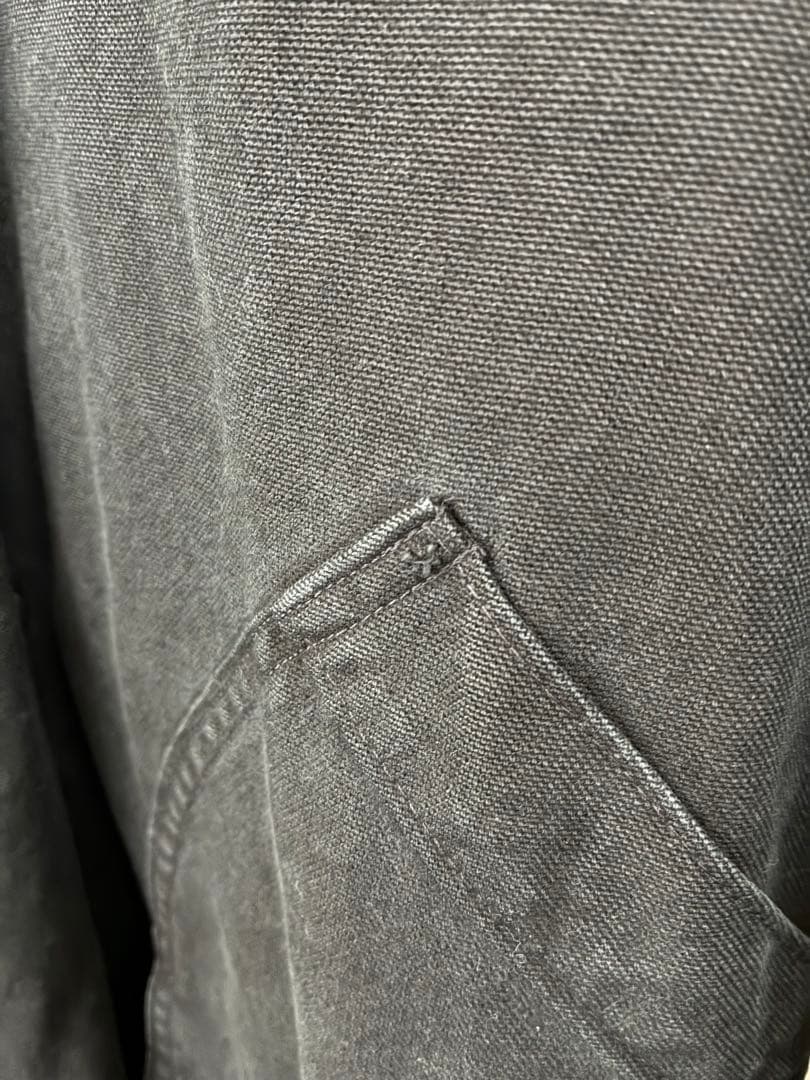 ウールリッチ　WOOL RICH 襟レザーダックジャケット　ブラック　L