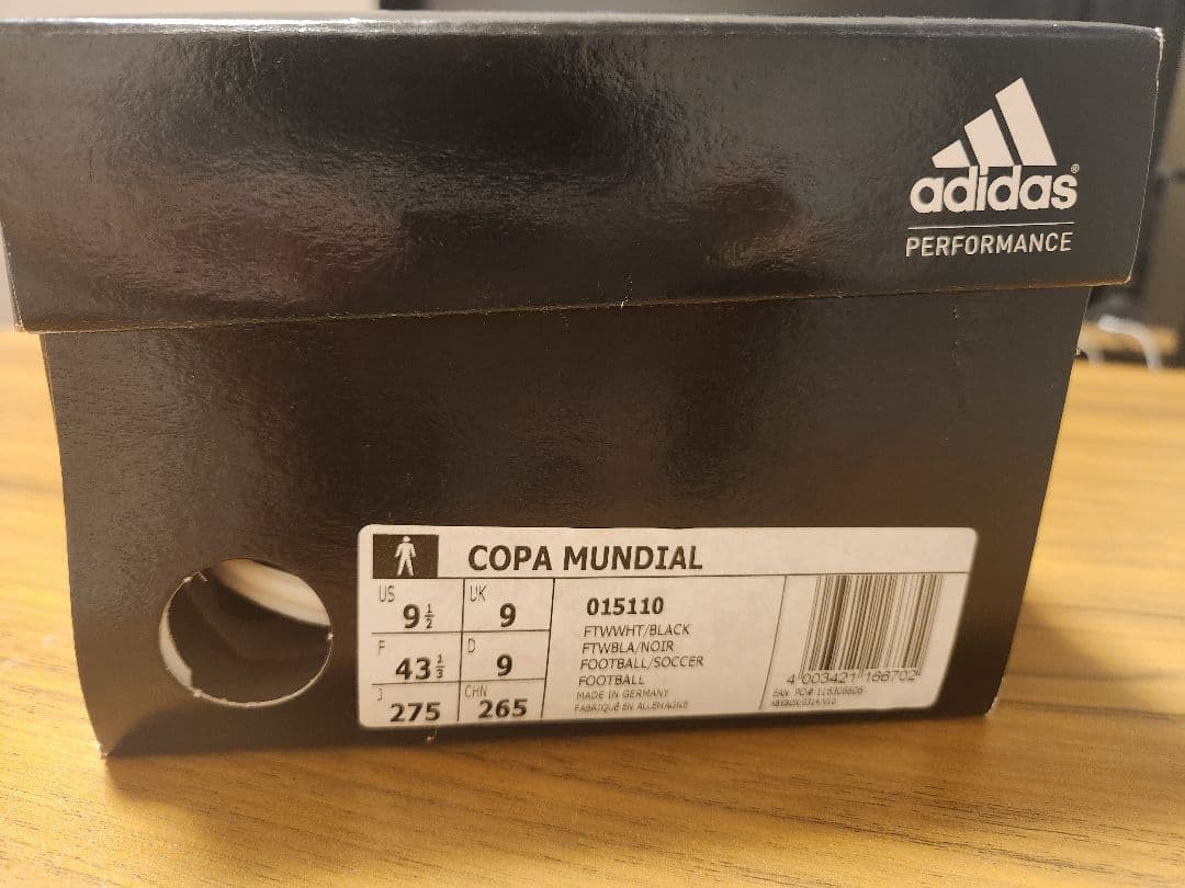 adidas COPA MUNDIAL サッカーシューズ 審判用
