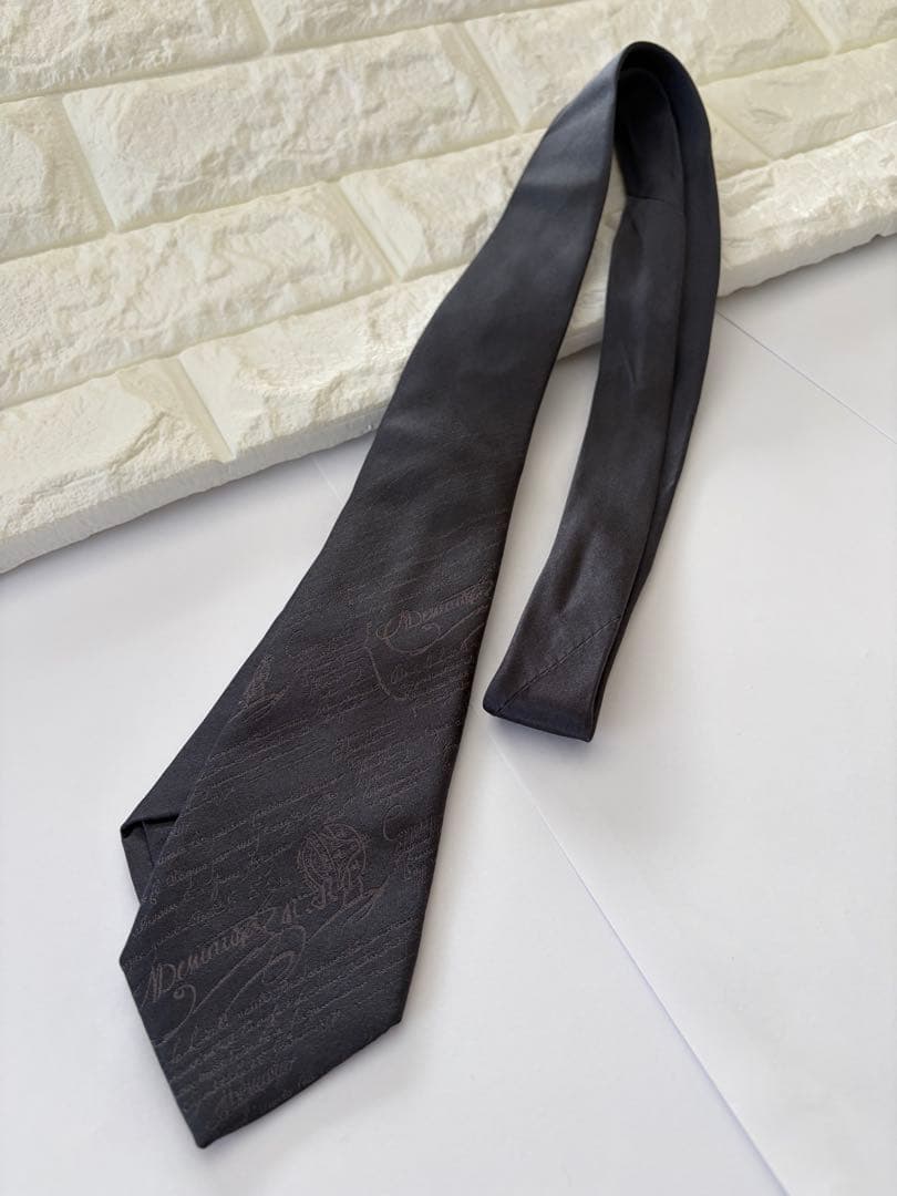 Berluti ベルルッティ ネクタイ ダークグレー