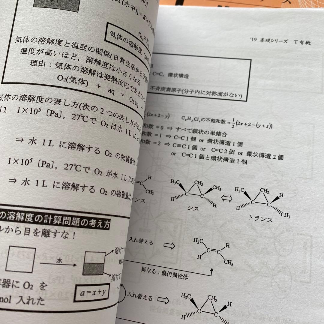 河合塾テキスト 基礎シリーズ 化学T（演習編）大西正浩 講義プリント付き