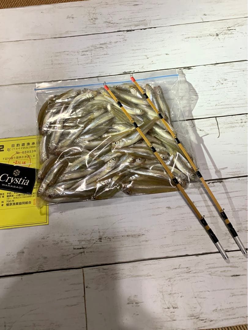 ３００ミリ　ワカサギ釣り　竹ワカサギ穂先