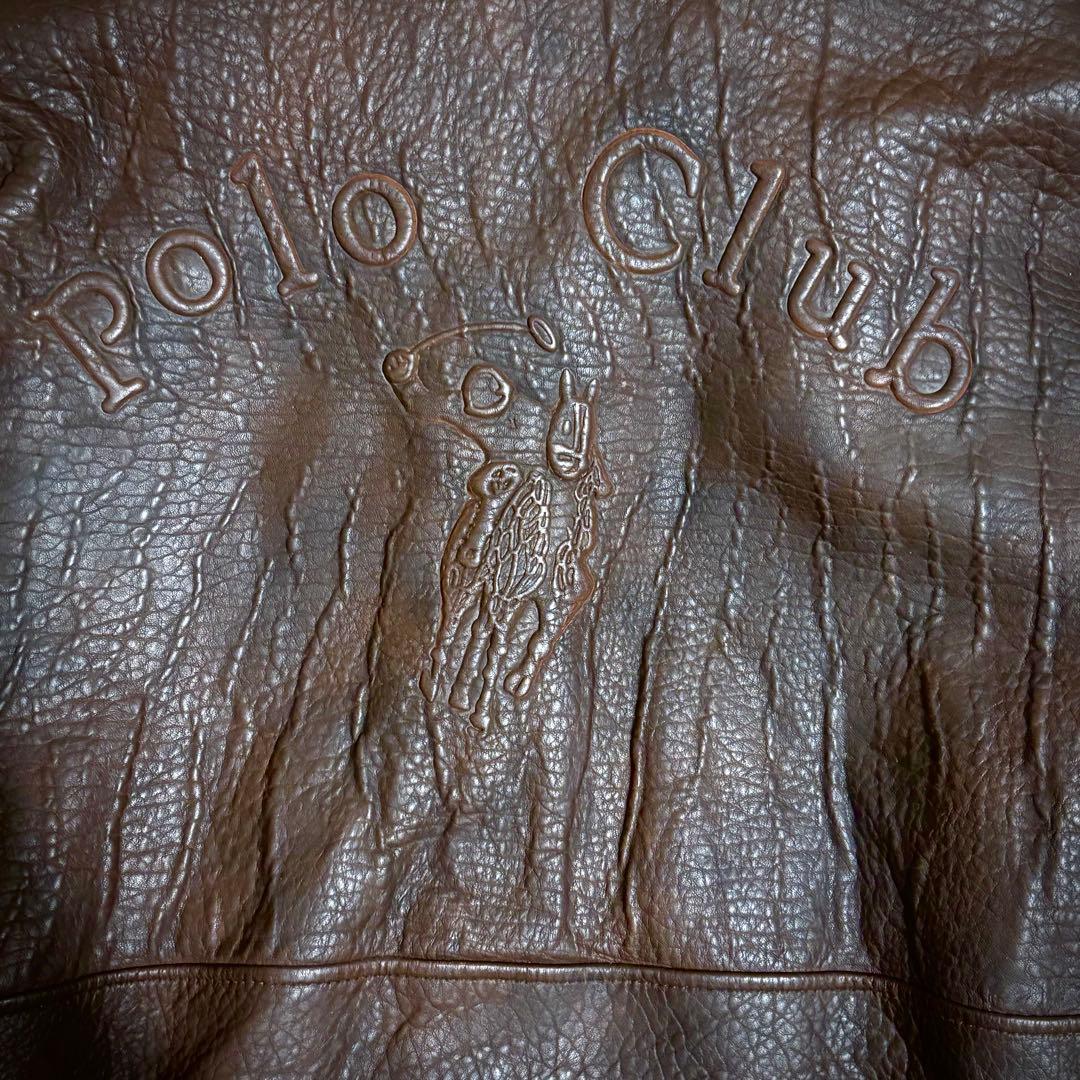 90s vintage leather jacket g1 a2 短丈 polo