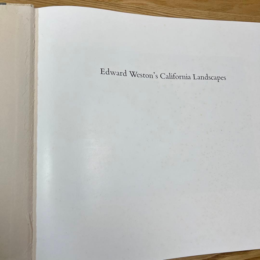 洋書　EDWARD WESTON California Landscapes