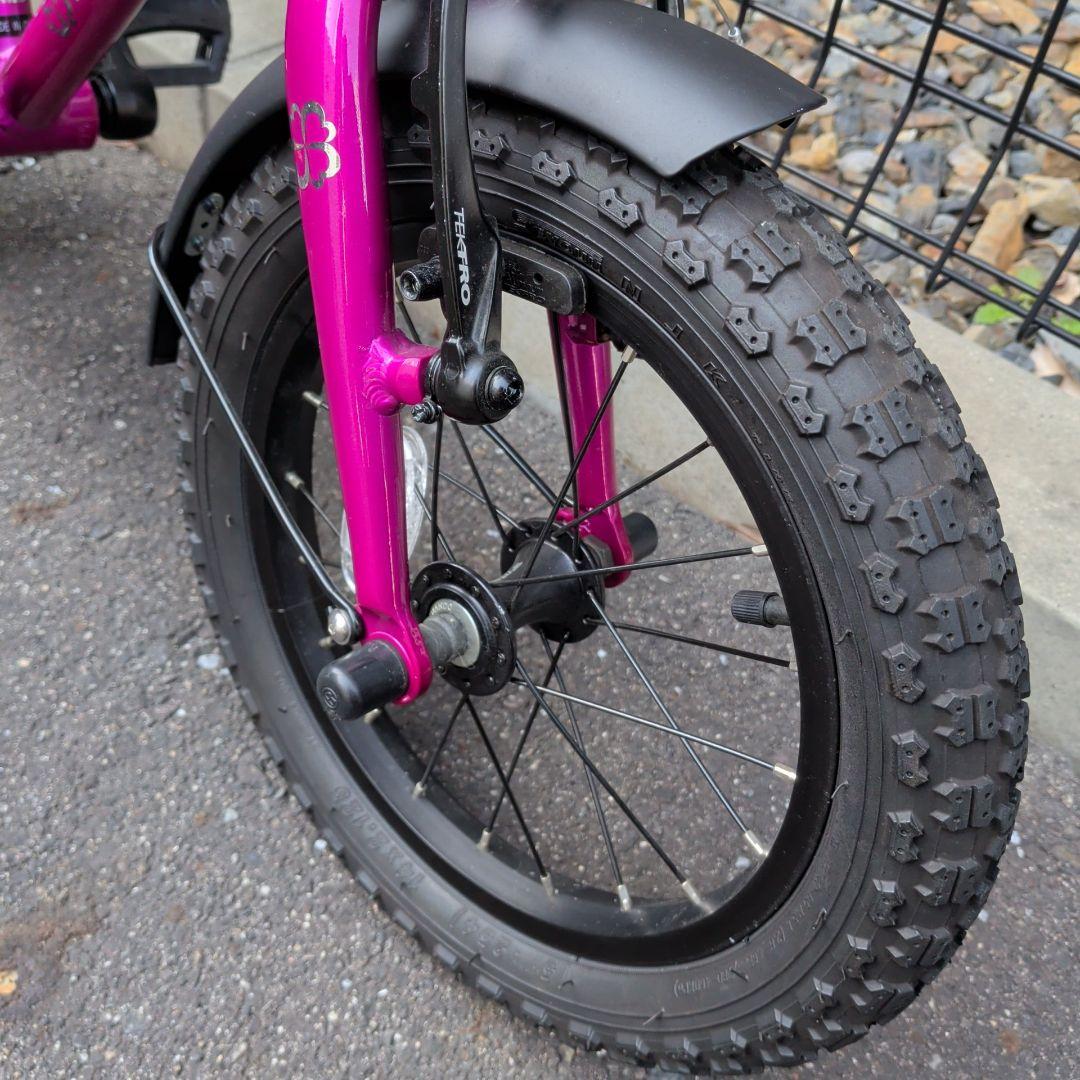 ヨツバサイクル 14インチ ピンク 美品 直接引取可