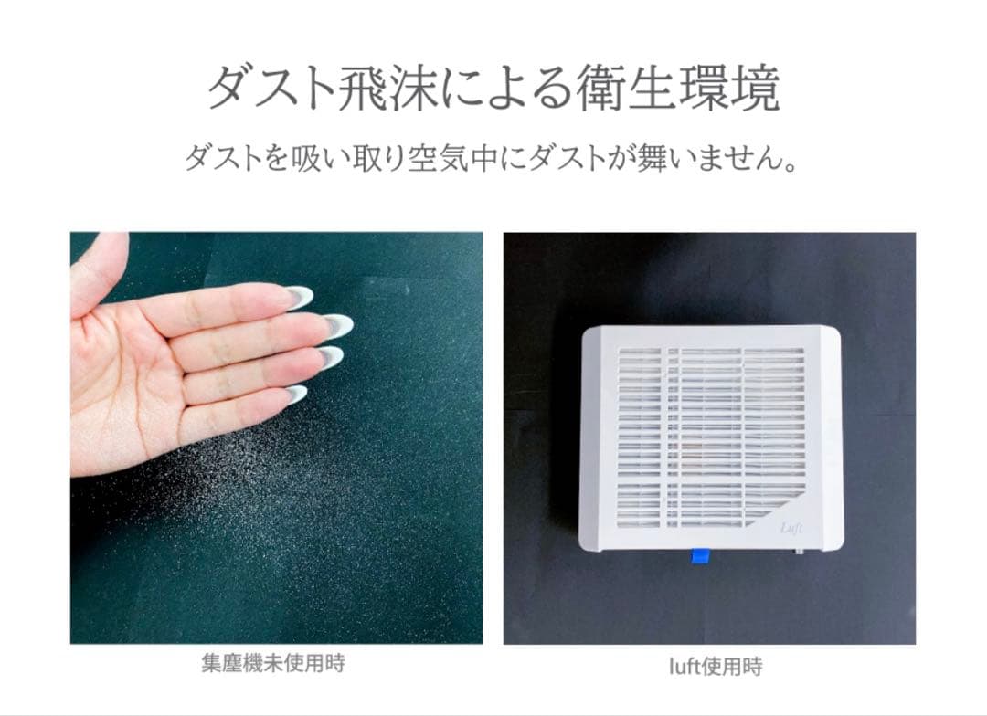 Luft Dust Collector ホワイト　集塵機　ネイル　ダスター