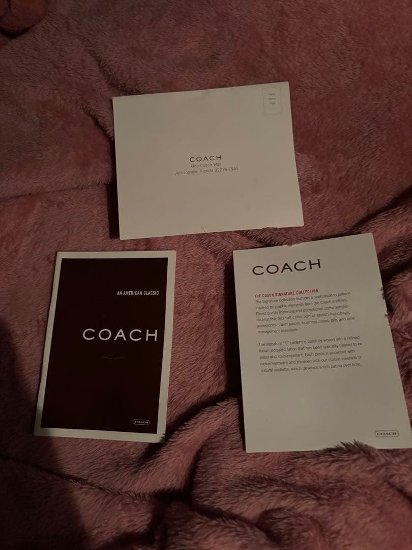 COACH ドローストリングバッグ ブラウン