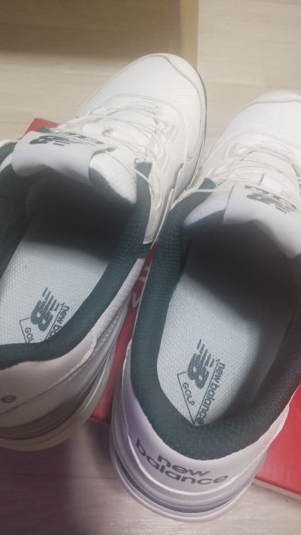 New Balance UG574BG4 ホワイトグリーン シューズ　BOA