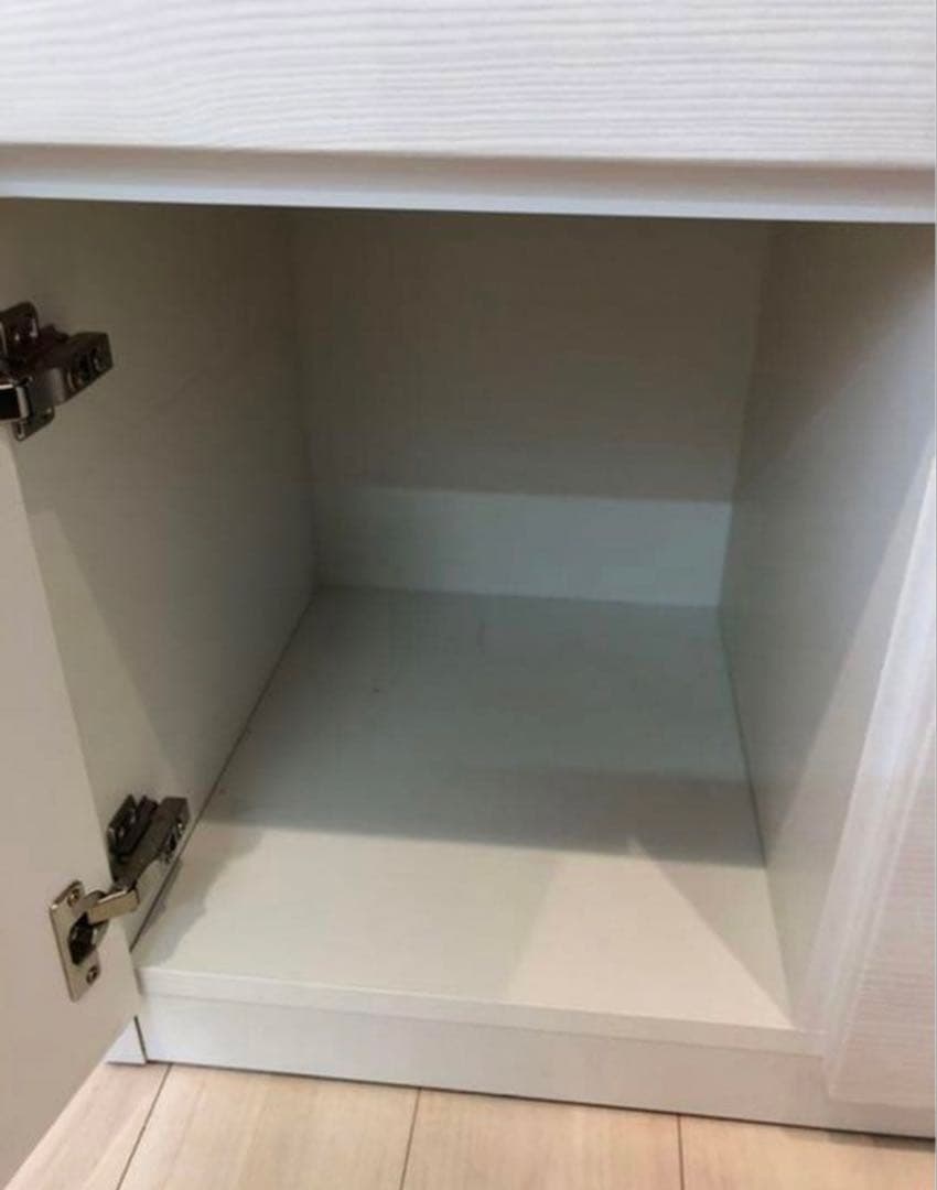 松田家具　カップボード　ホワイト　引き取り限定　茨城