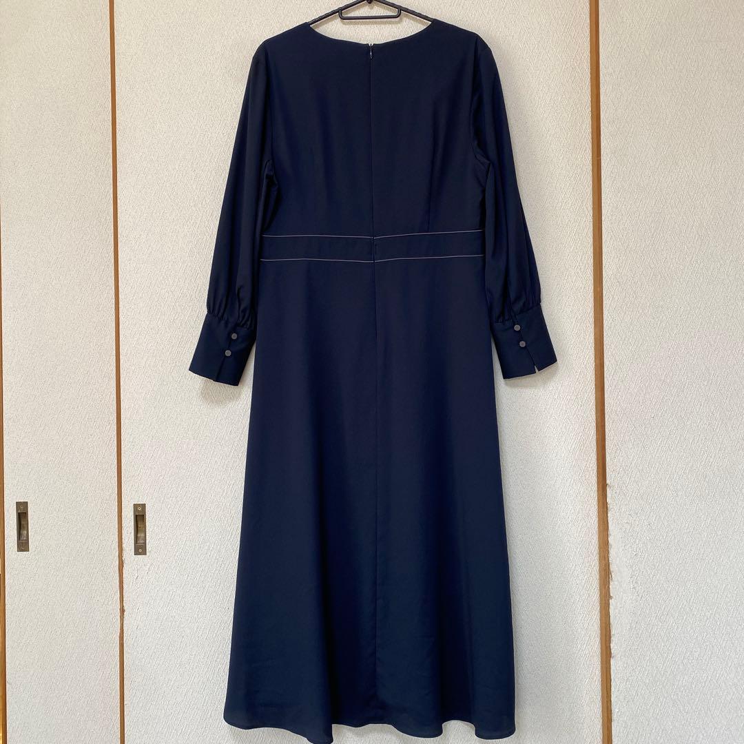 UNTITLED ネイビーロングワンピース