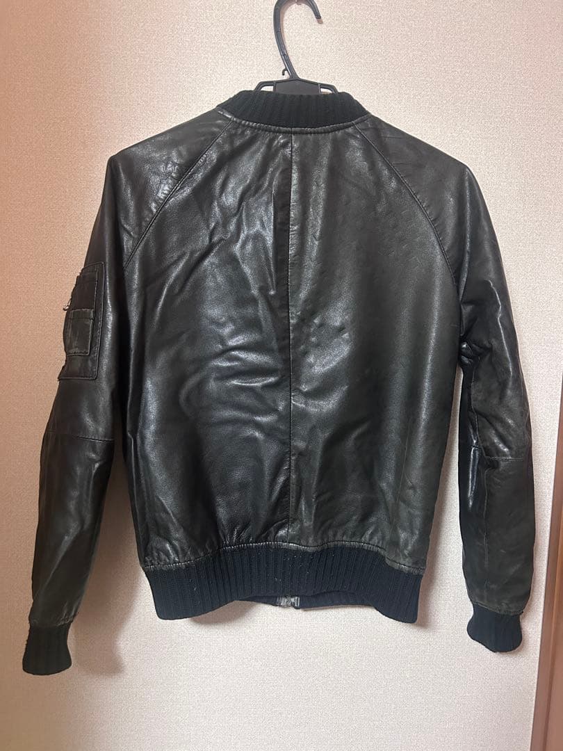 APC A.P.C ボンバー　レザージャケット　ma1