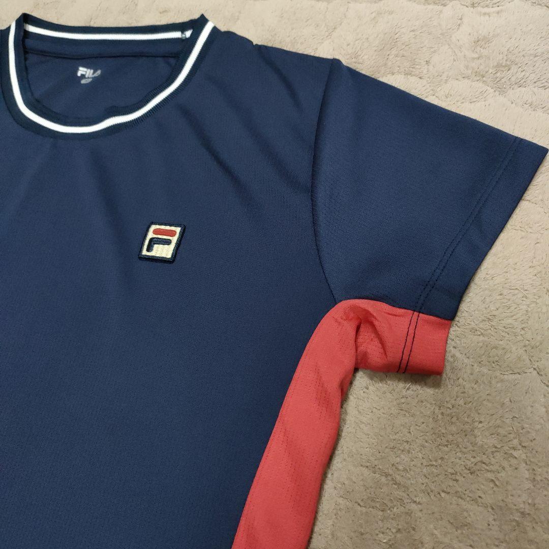 美品FILA♡トリコロールを意識したスポーティなトップス&スコートセット❦