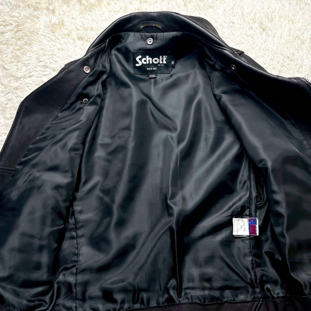◆極美品/最新◆SCHOTT 288us ダブルライダース　レザージャケット