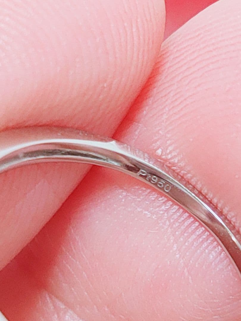 新入荷 未使用 pt950 ダイヤモンド0.15ct エタニティリング