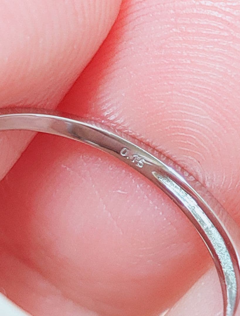 新入荷 未使用 pt950 ダイヤモンド0.15ct エタニティリング